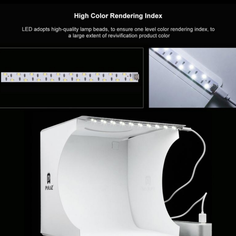 Puluz Portable Mini LED Photo Light Box - Picture 4 of 8